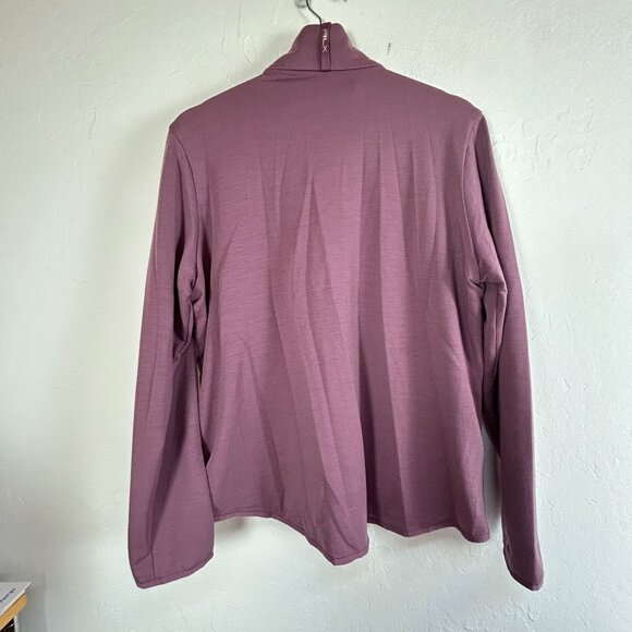 Ralph Lauren RLX Womens Hybrid Full-Zip Jacket Large Purple Full-Zip Lightweight - Picture 2 of 9